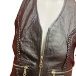 GENUINE LEATHER 90S VINTAGE WOMEN LEATHER2