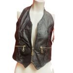 GENUINE LEATHER 90S VINTAGE WOMEN LEATHER
