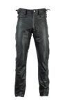 Men Real Leather Slim fit Pants Sheep Lambskin leather With Side Lace (2)