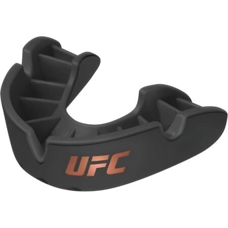Bronze Level UFC Moldable Mouth Guard Essential Fit Adult & Kids Boxing Mouthguard for MMA & Impact Sports, Easy Self-Fit Mouth Guard for Sports, Football & Hockey - Includes Case